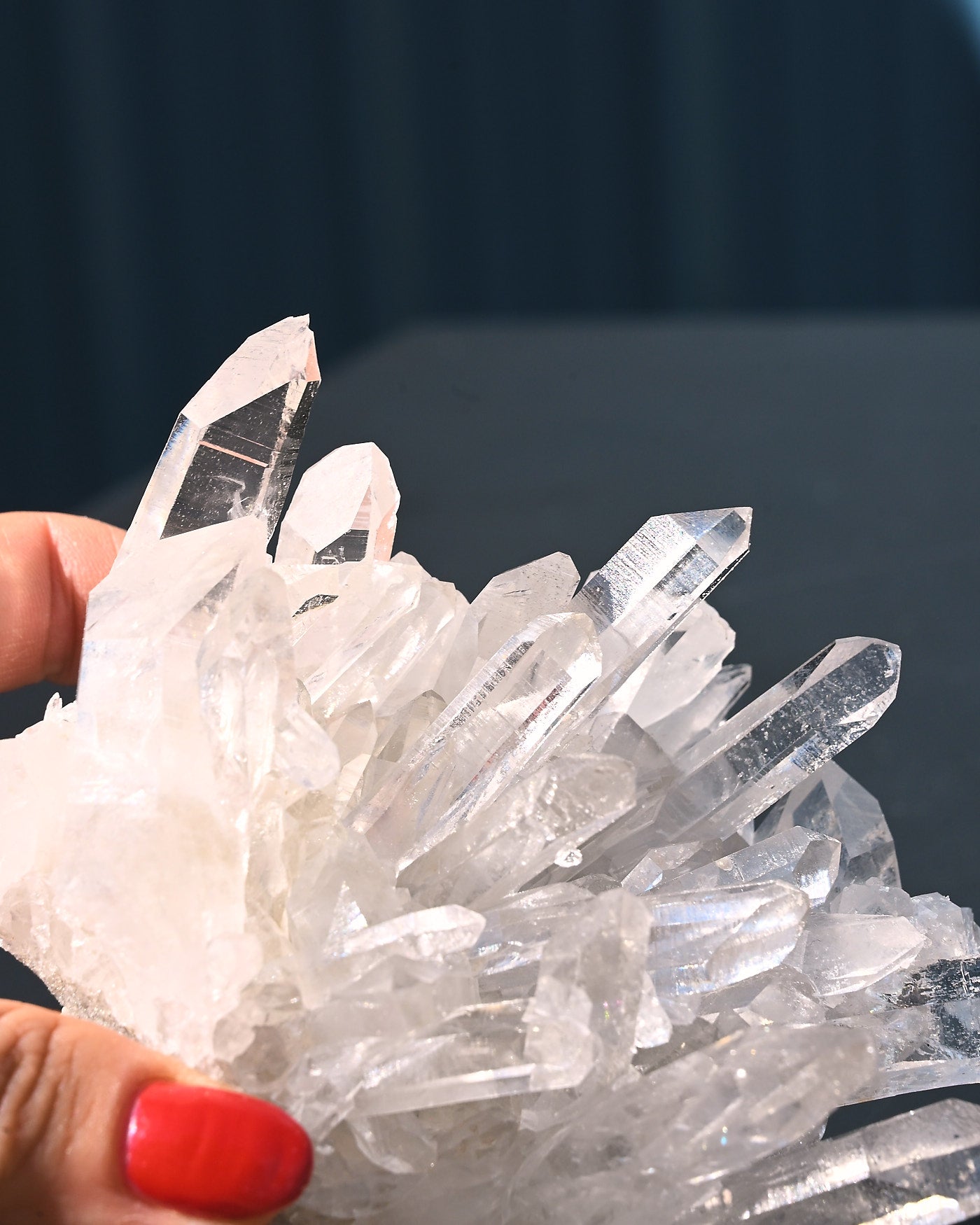 Arkansas Clear Quartz Cluster 0.835 lbs Fisher Mountain