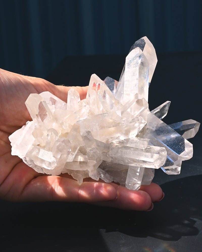 Arkansas Clear Quartz Cluster — 0.815 lbs