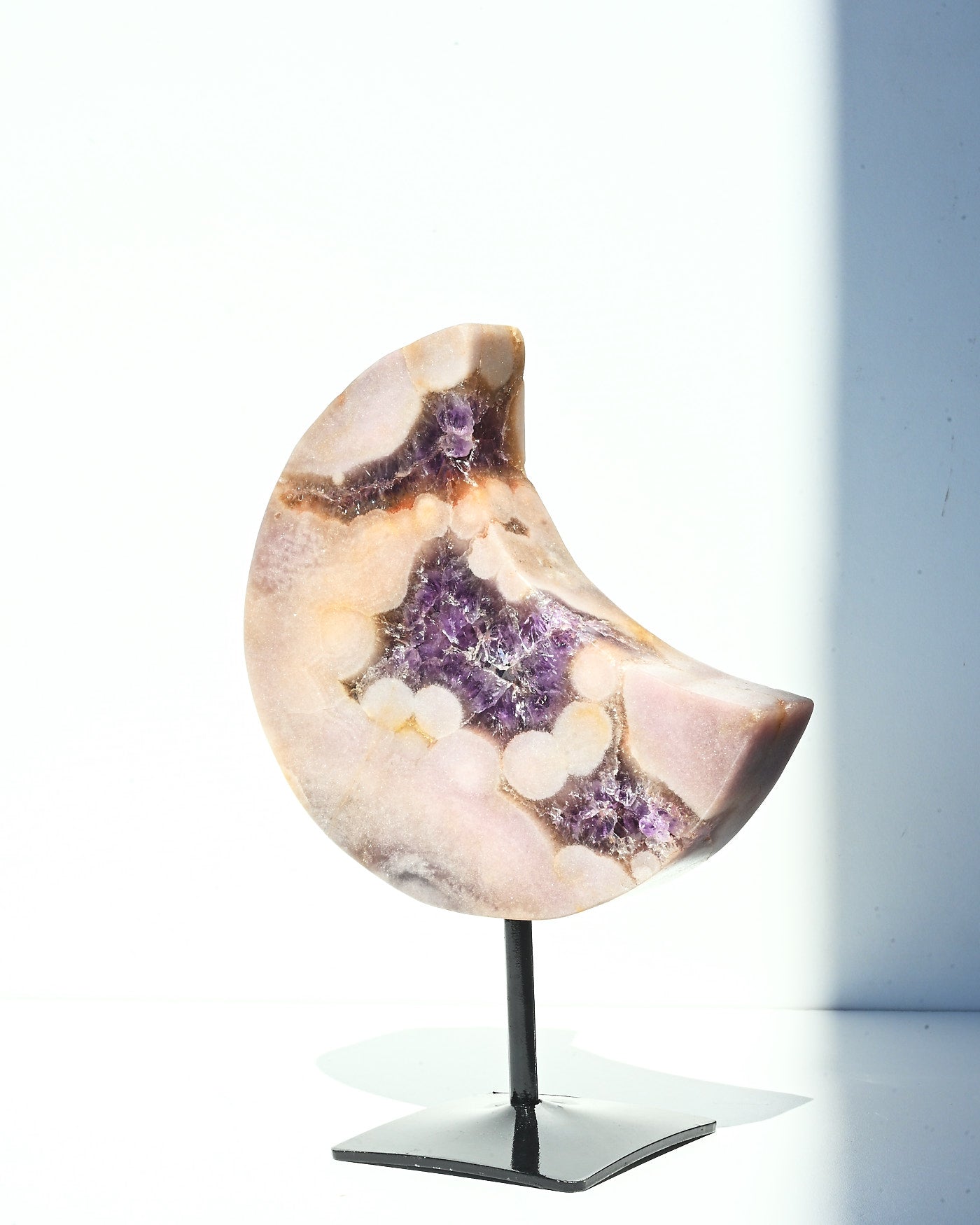 Pink Amethyst Freeform detail