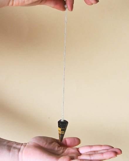 Tiger's Eye Pendulum — Lapis Lazuli crystal specimen