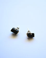 Black Tourmaline Sterling Silver Earrings