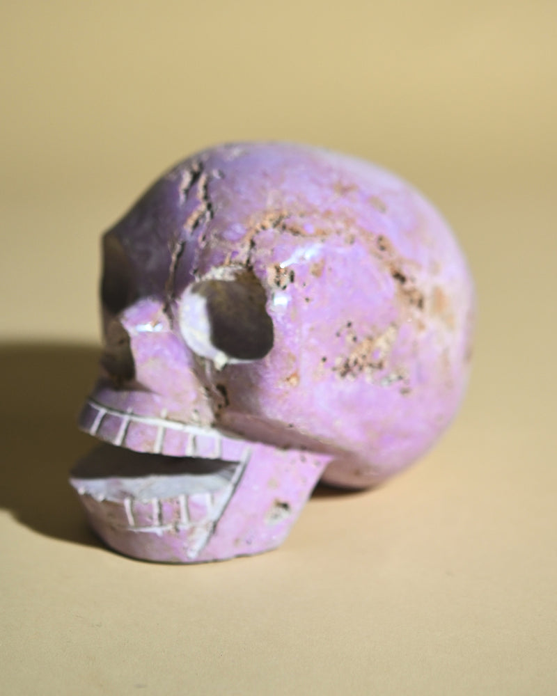 Phosphosiderite Skull  3.7lbs – Peru