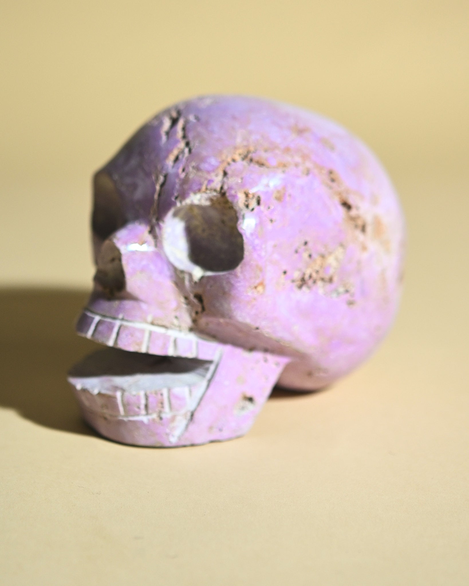 Phosphosiderite Skull  3.7lbs – Peru - Image 3