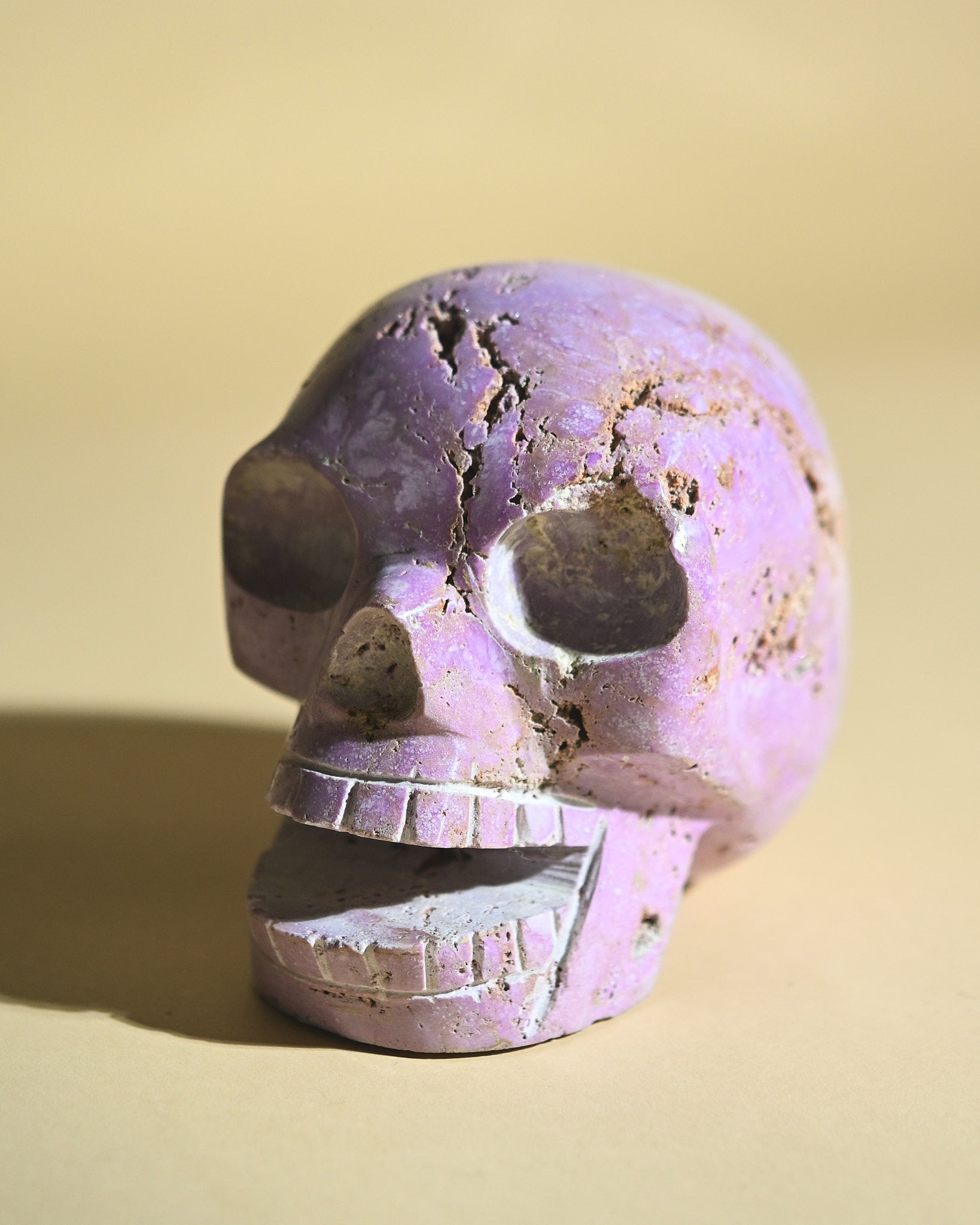Phosphosiderite Skull  3.7lbs – Peru - Image 4