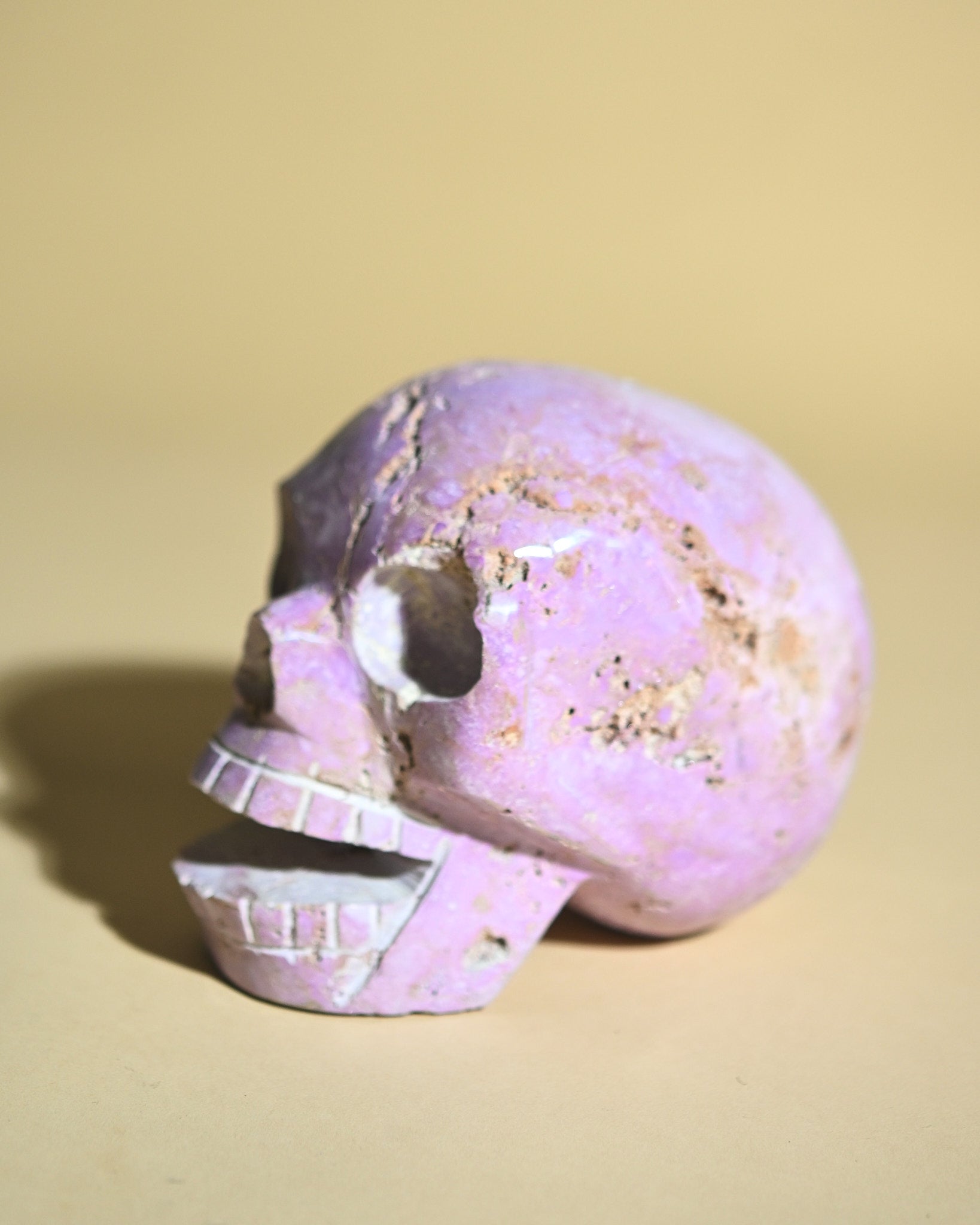Phosphosiderite Skull  3.7lbs – Peru - Image 5