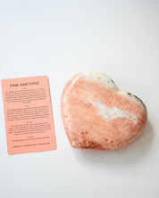 Pink Amethyst Heart