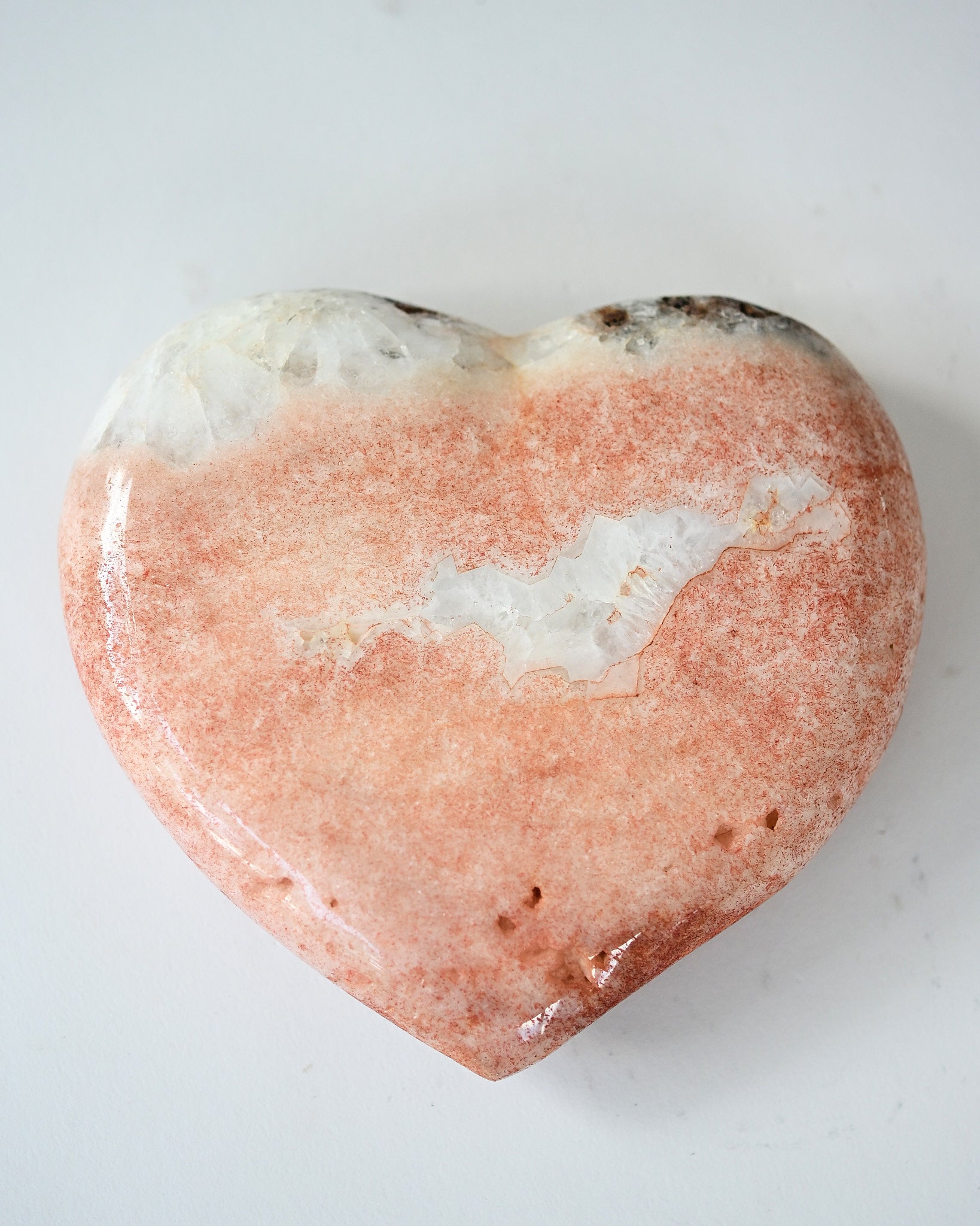 Pink Amethyst Heart