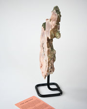 Pink Amethyst Slab on Stand 1.7lb
