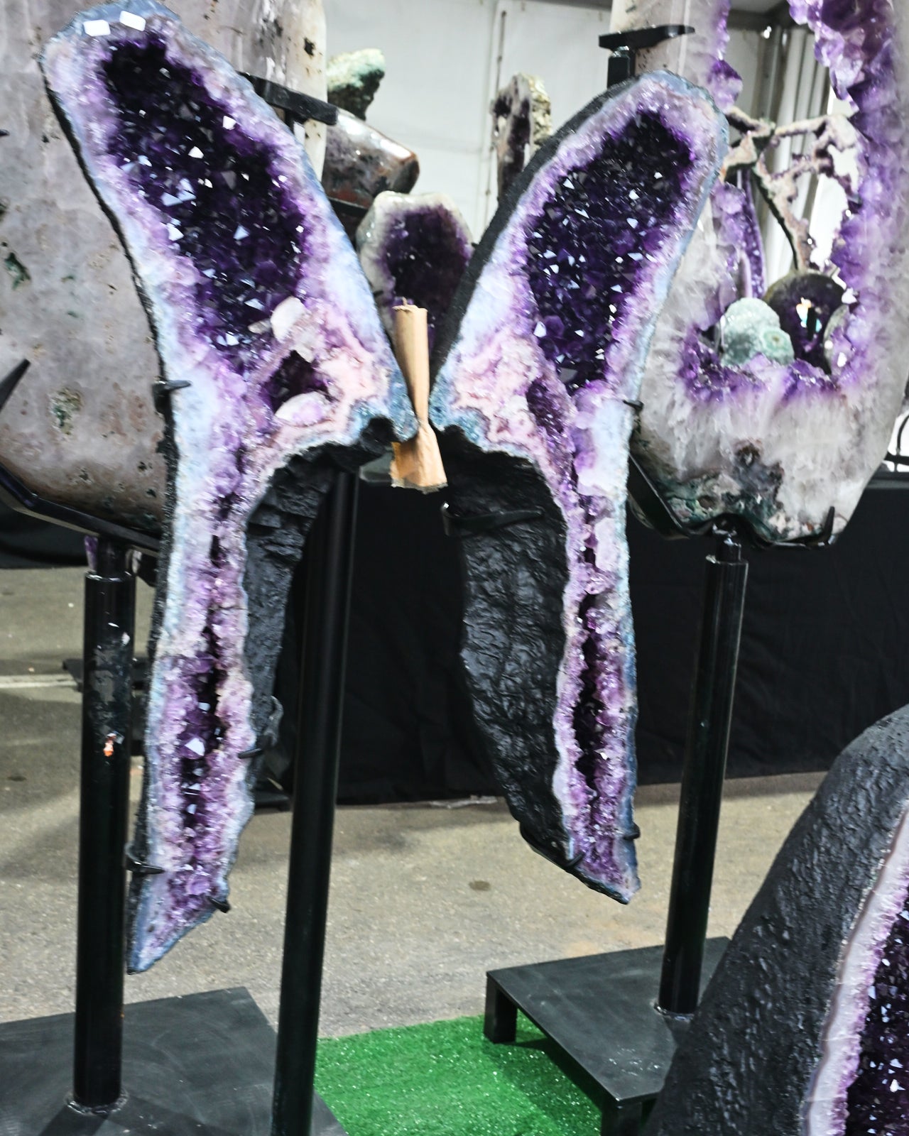 Pink Amethyst Geode Wings – 122.4 lb (One of One)