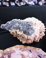 Rare Stibnite & Heulandite on Chalcedony – Brazil (22 lb)