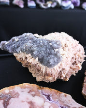 Rare Stibnite & Heulandite on Chalcedony – Brazil (22 lb)