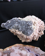 Rare Stibnite & Heulandite on Chalcedony – Brazil (22 lb)