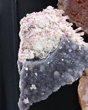 Rare Stibnite & Heulandite on Chalcedony – Brazil (22 lb)