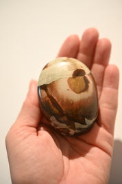 Polychrome Jasper palm stone