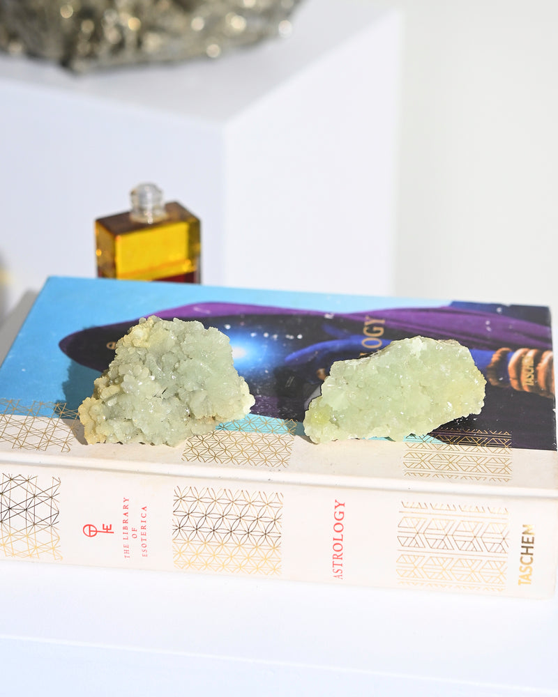 Prehnite Crystal Cluster