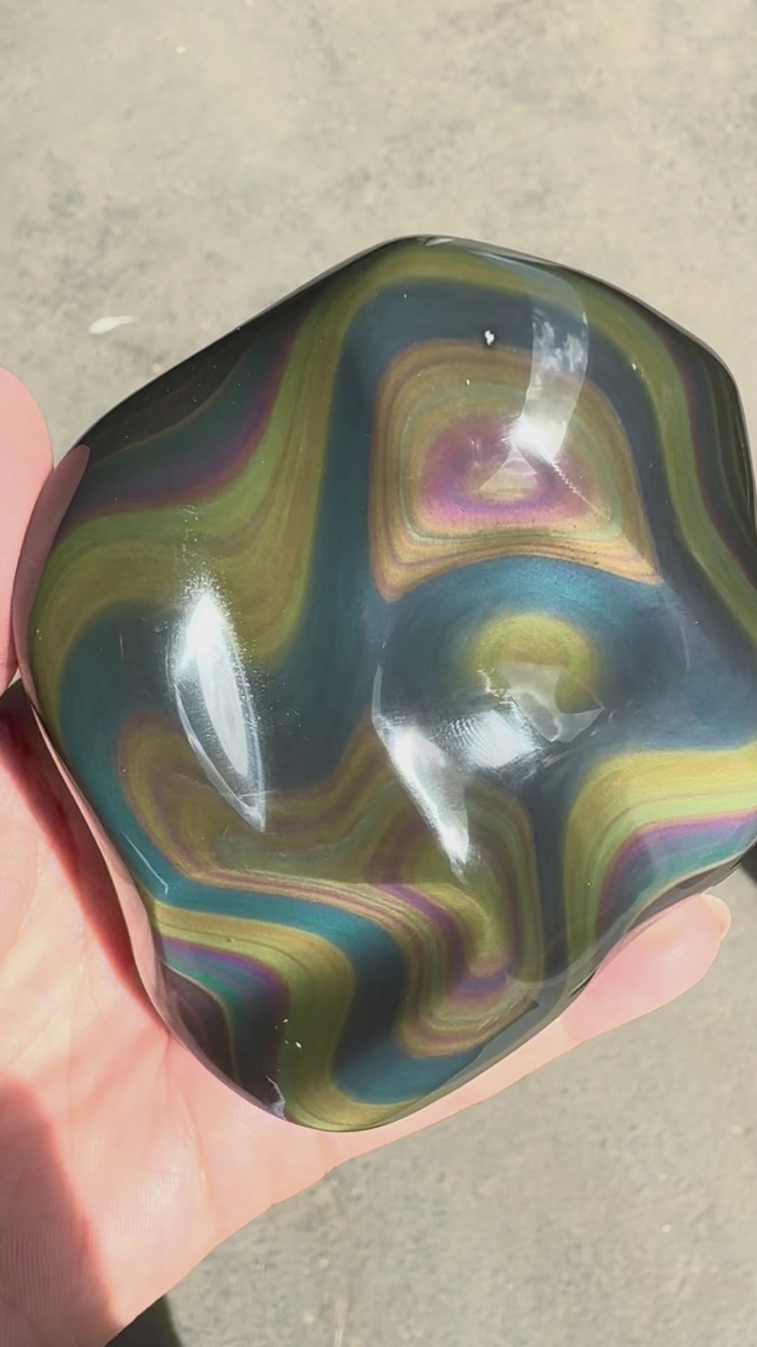 Rainbow Obsidian Freeform