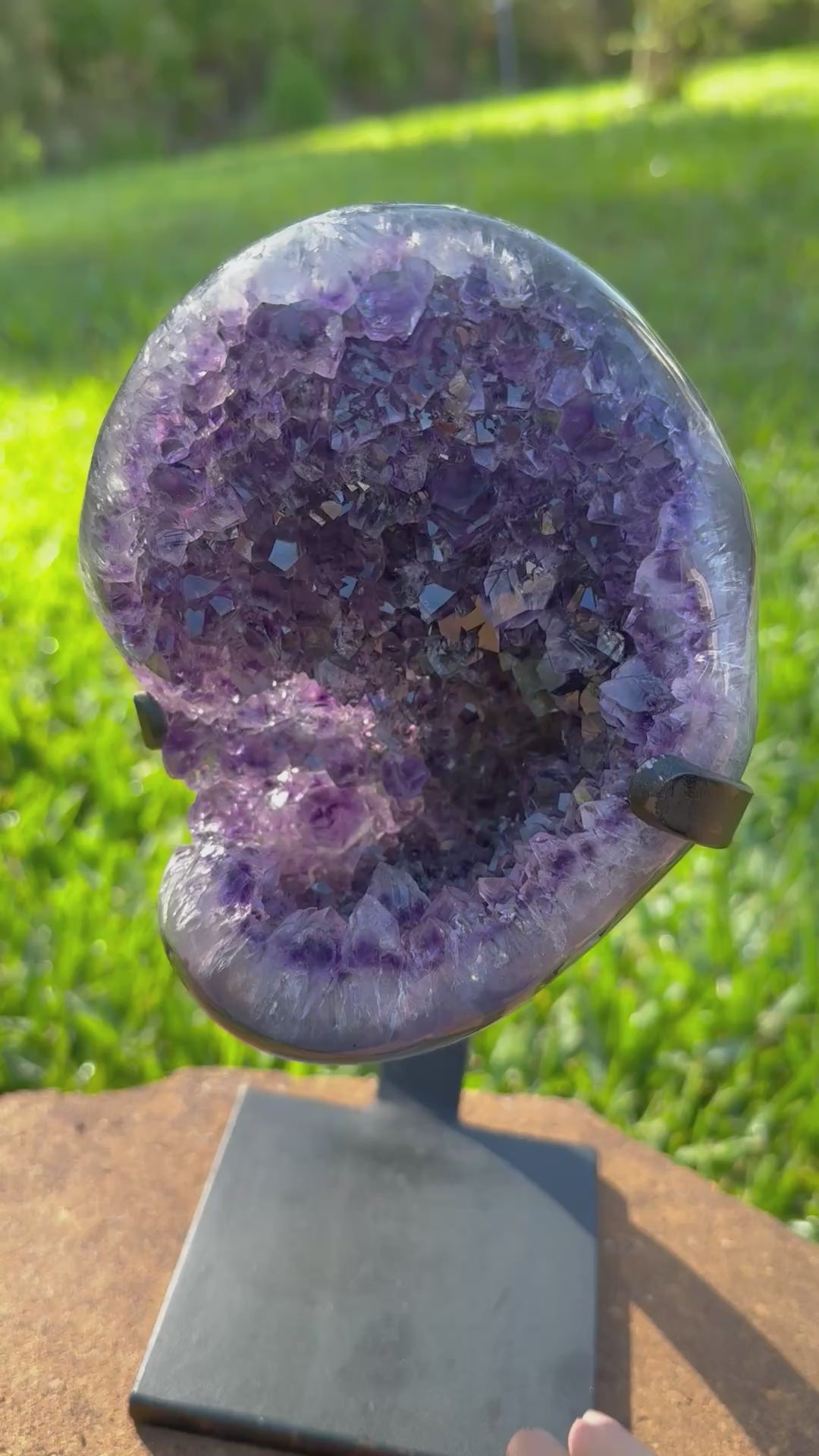 Amethyst Geode on Stand 5.2lbs No. 2.39