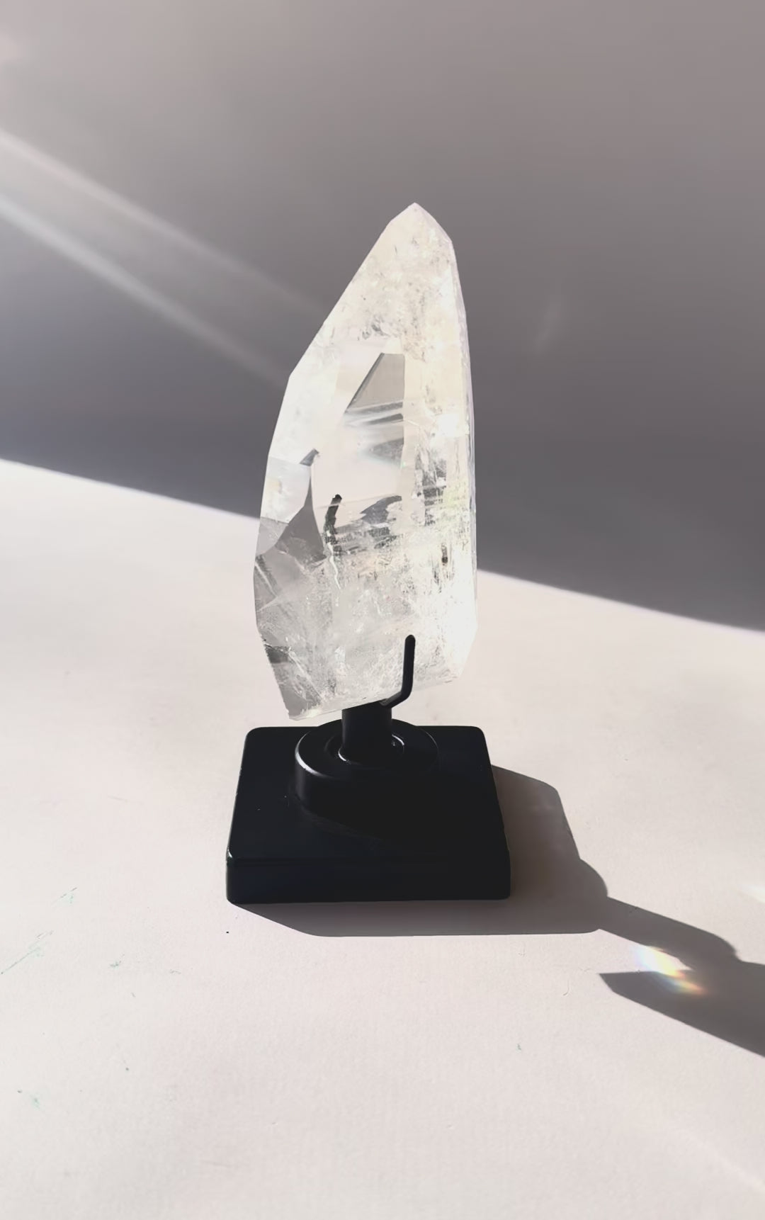 Lemurian Quartz on Stand