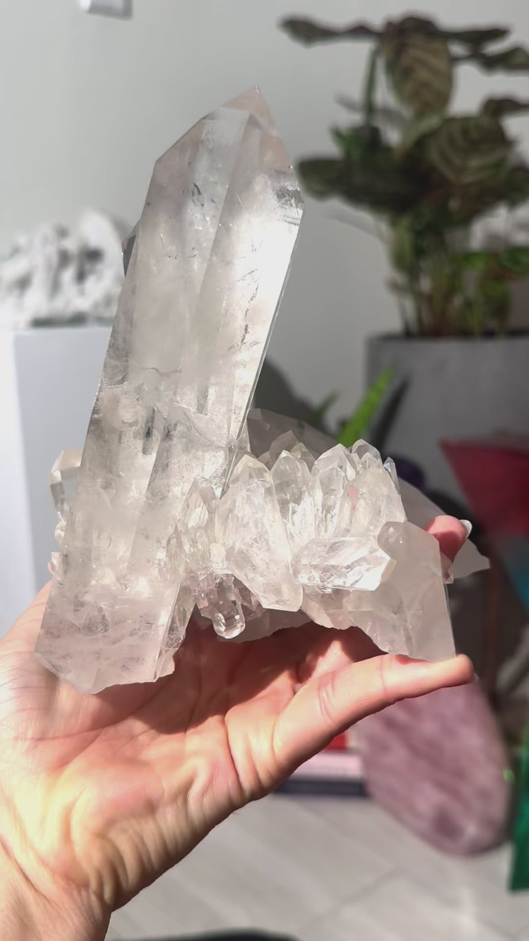 Twin Quartz Cluster 3lbs