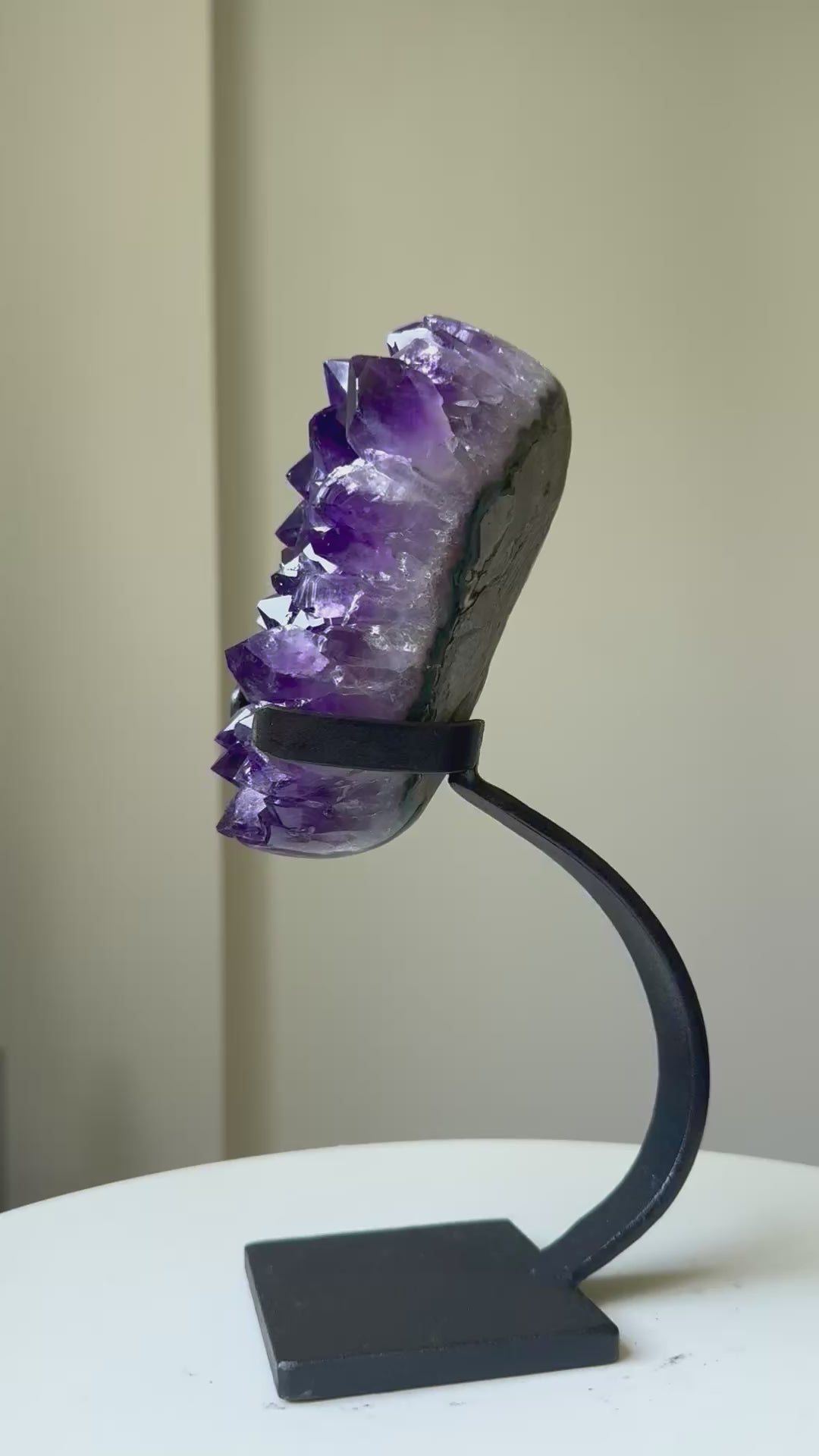 Amethyst Crystal Geode on Stand 4.7lbs
