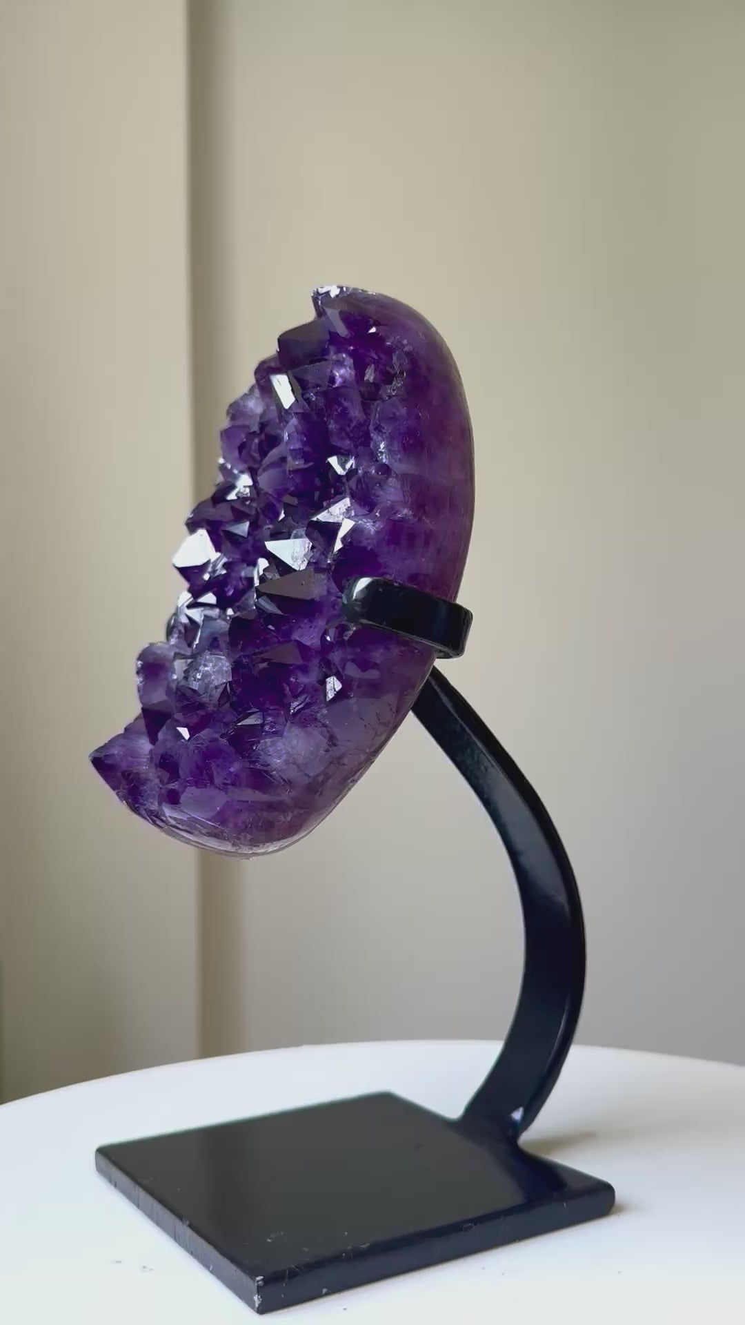 Amethyst Crystal Geode on Stand 6.1lb