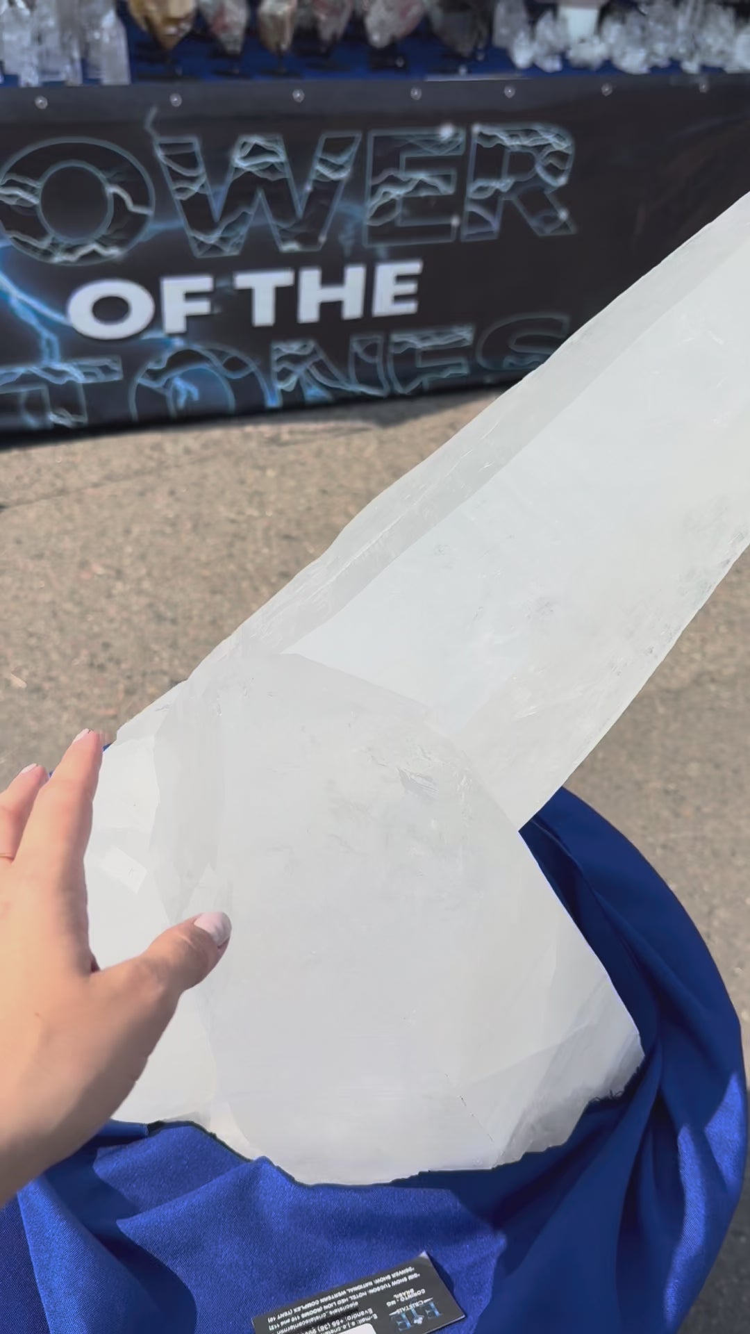 Museum-Quality Lemurian Quartz Point 72lbs
