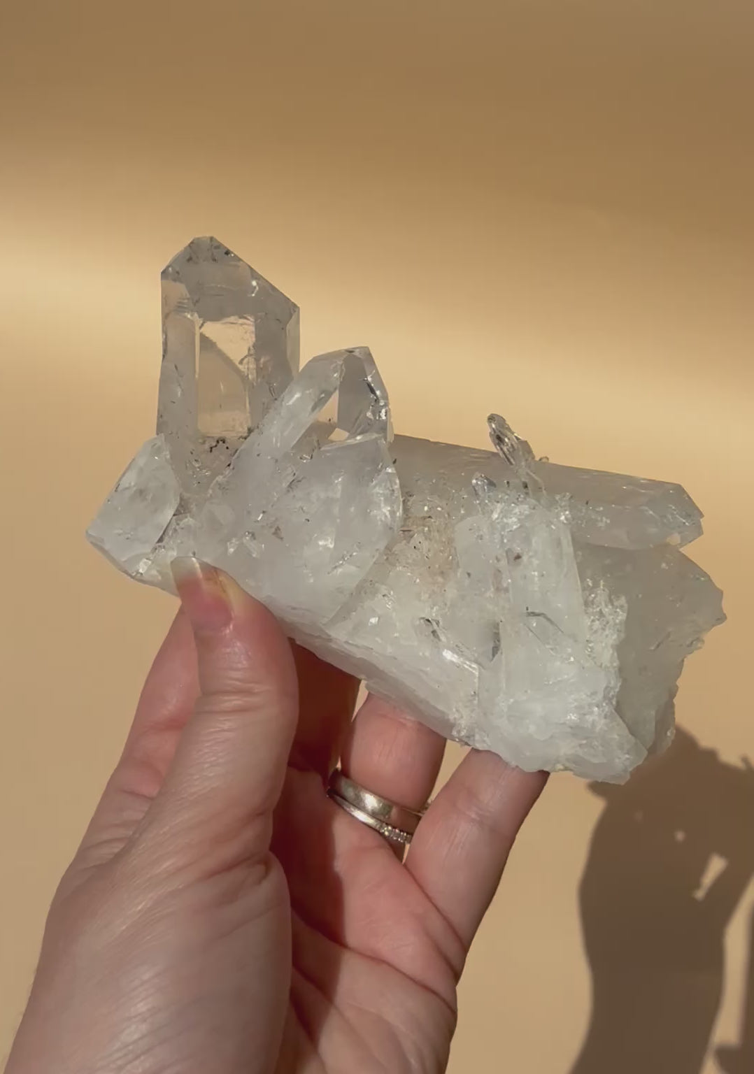Colombian Lemurian Quartz Cluster 408g