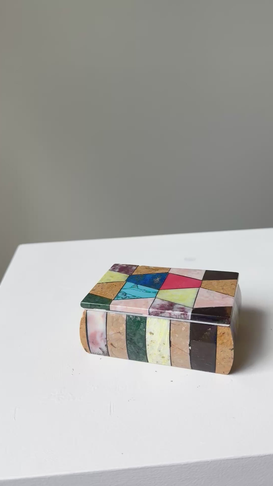 Multi-Crystal Handcrafted Box
