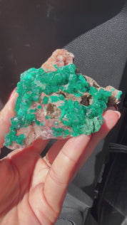 Malachite with Dioptase, South Africa