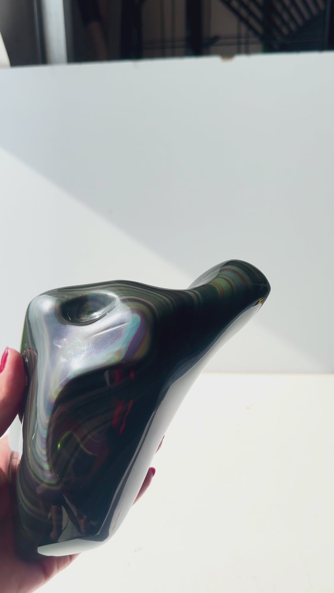 Rainbow Obsidian Freeform – Mexico (Approx. 9 in)