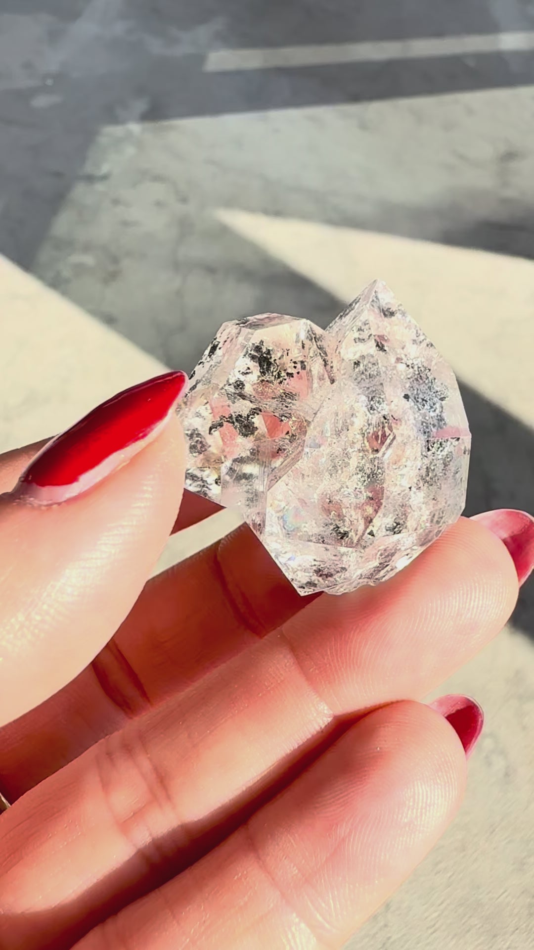 Double Cluster Herkimer Diamond