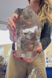 Super chunky Smoky all natural polished Quartz Brazil