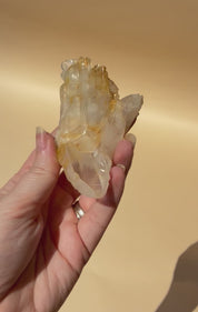 Double Terminated Golden Colombian Quartz