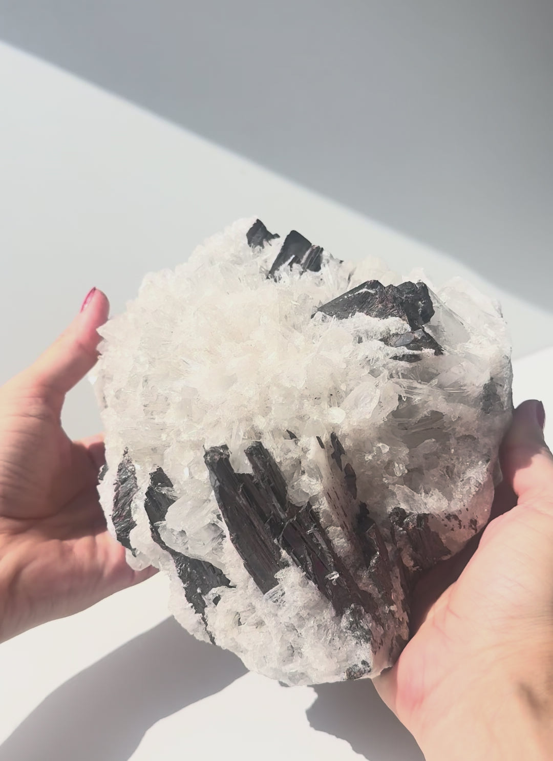 Hubnerite with Quartz 7.7lbs