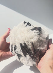 Hubnerite with Quartz 7.7lbs