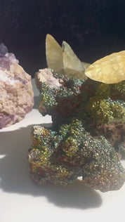 Fluorite with Pyrrhotite and Muscovite | Lindao Deposit | Inner Mongolia