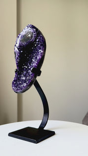 Amethyst Crystal Geode on Stand 3.8lbs