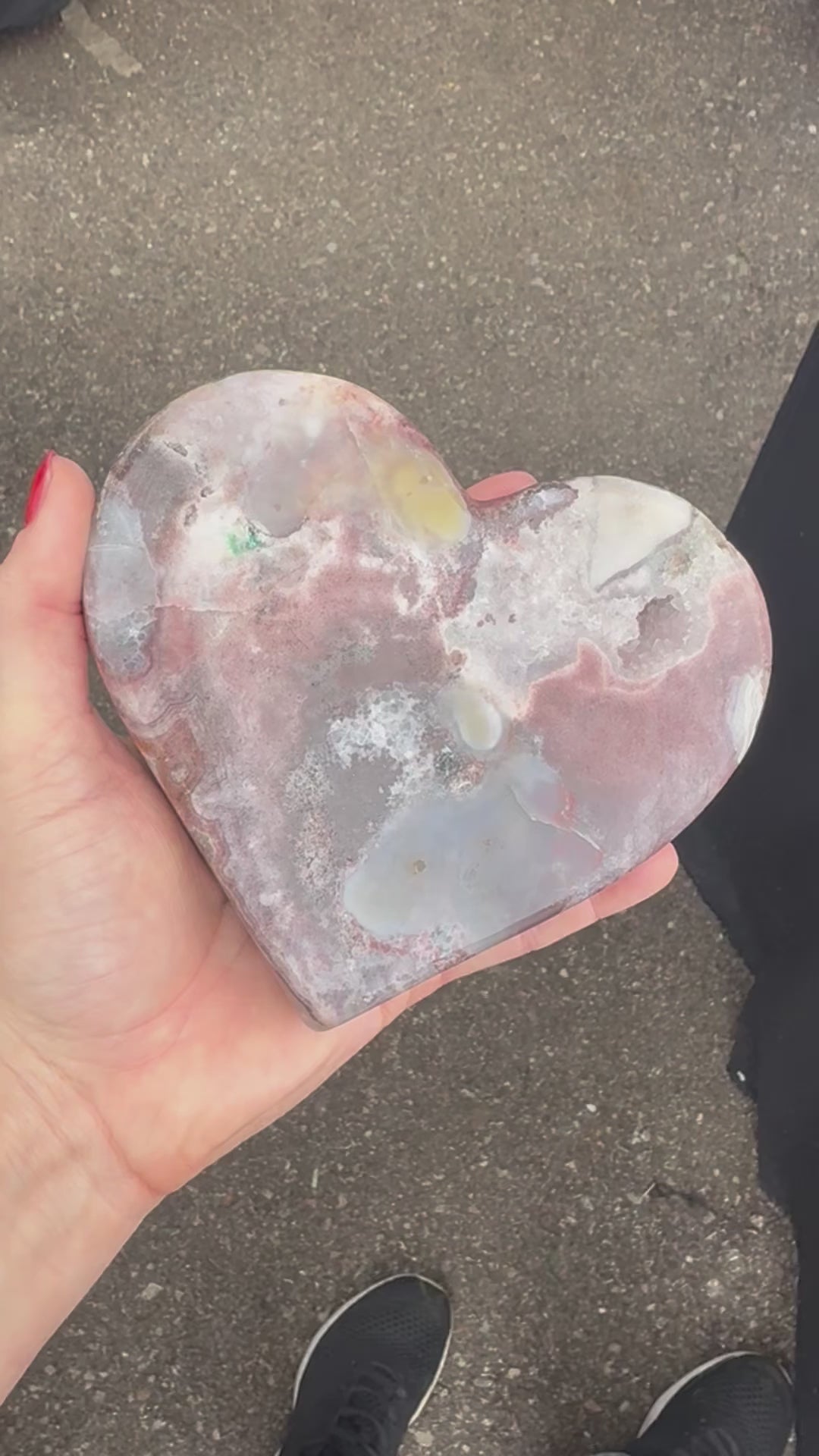 Pink Amethyst Heart – Brazil