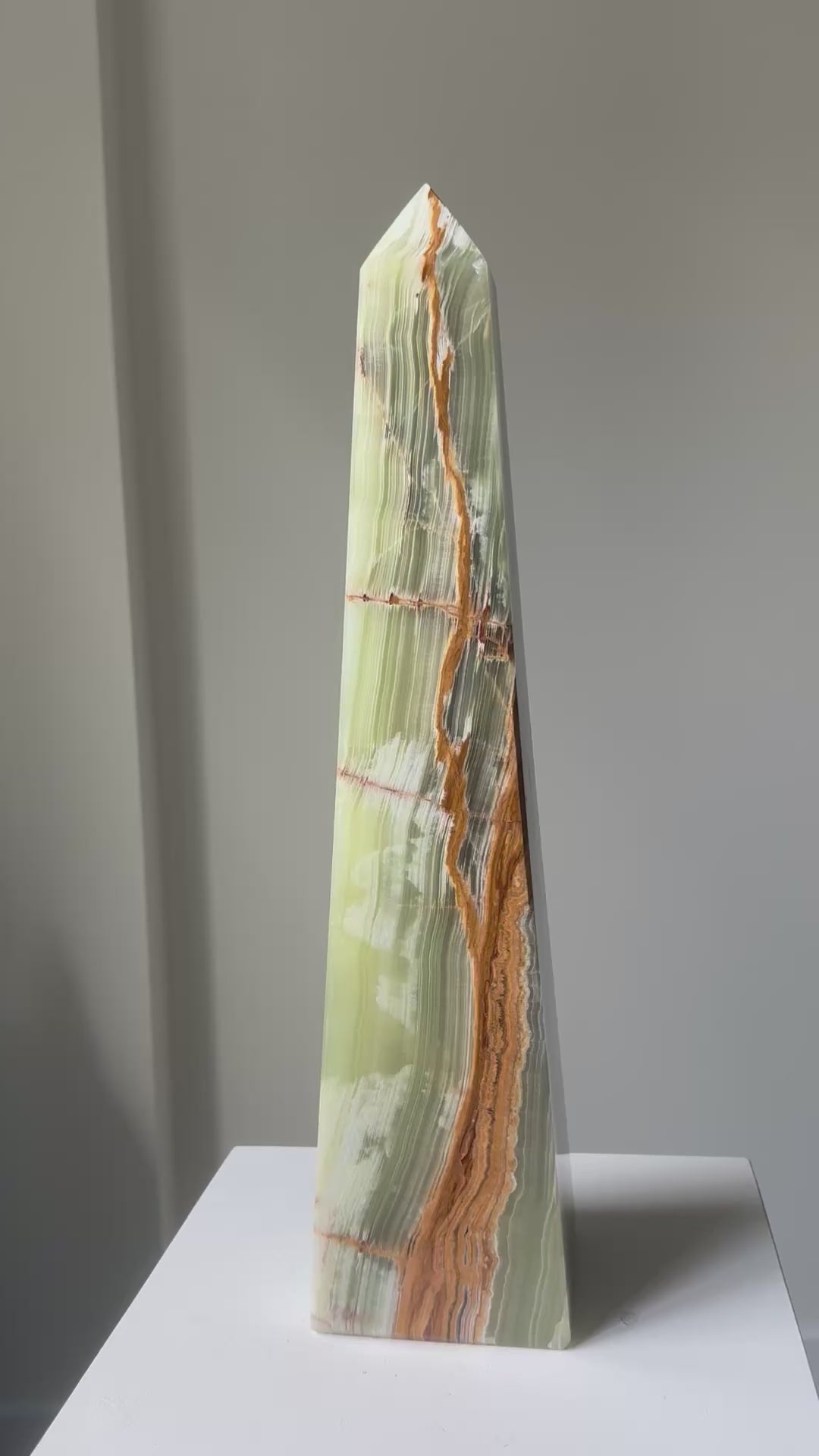 XXL Green Onyx Tower Obelisk 20lbs