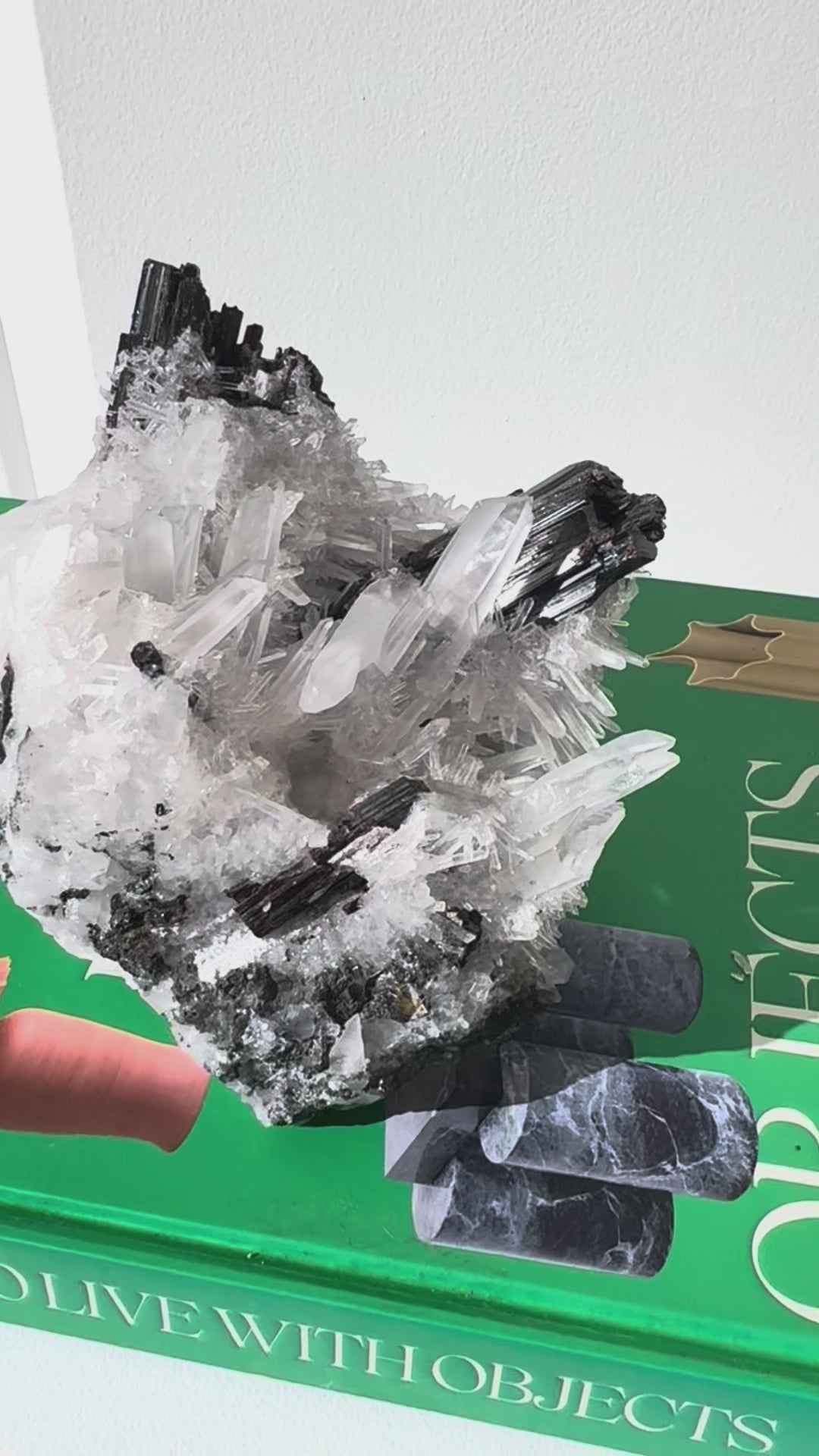Rare Hubnerite with Quartz 7.7lbs