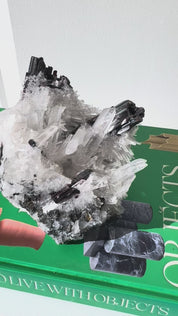 Rare Hubnerite with Quartz 7.7lbs