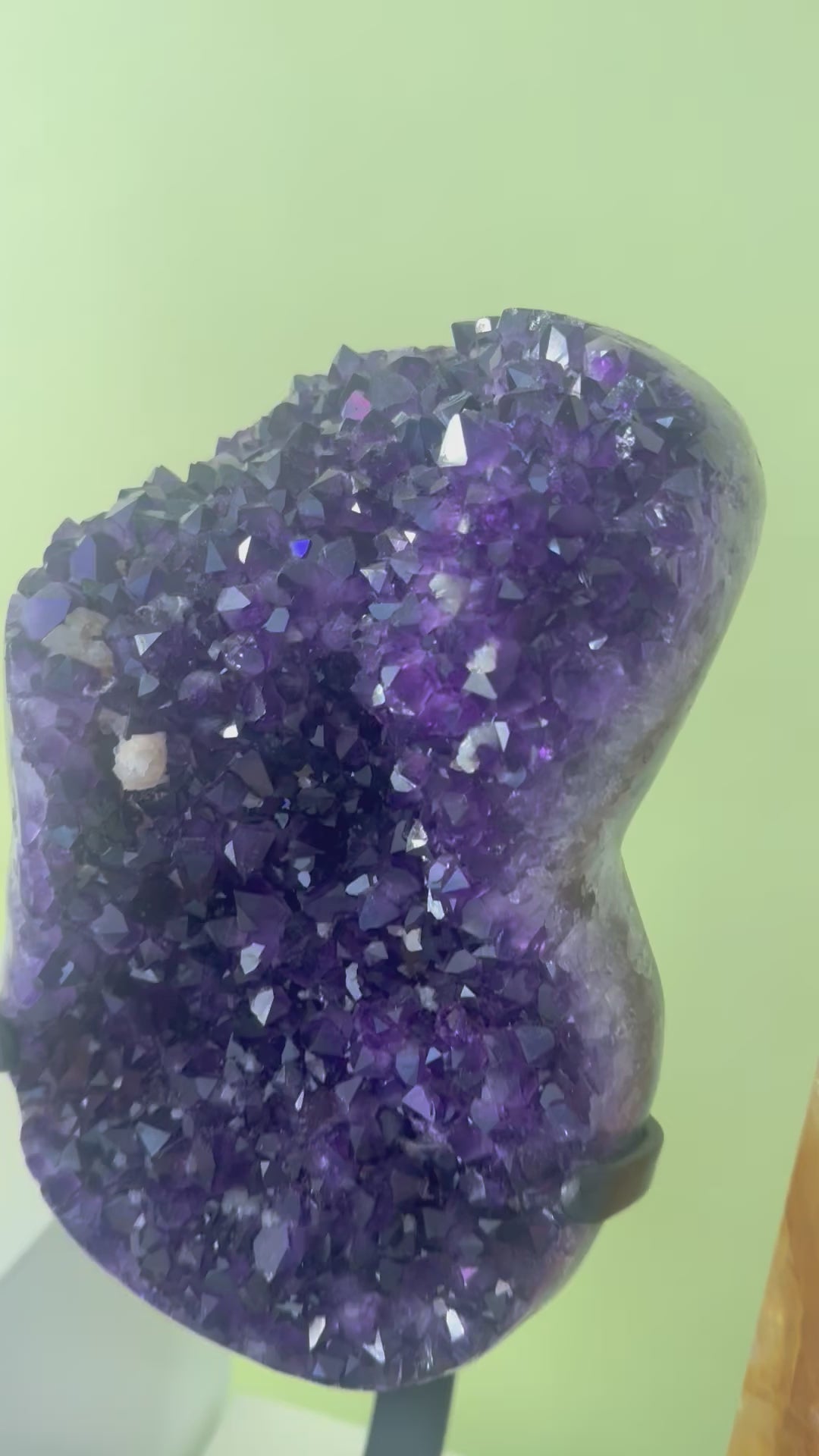 XL Amethyst Crystal Geode on Stand 11.6bs