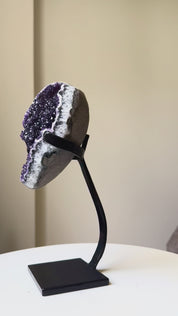 Amethyst Crystal Geode on Stand 4.8lbs