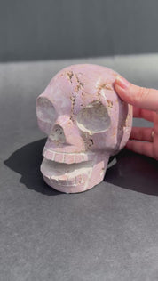Phosphosiderite Skull  3.7lbs – Peru