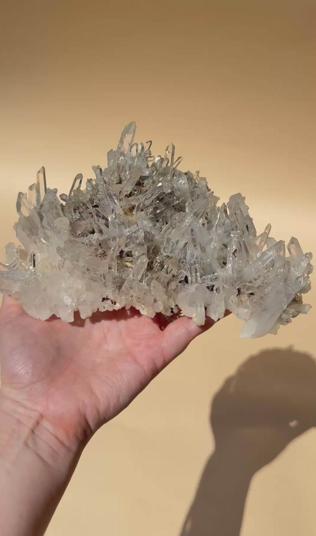 Colombian Lemurian Quartz Cluster 7in