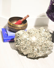 Quartz & Pyrite Statement Duo — The Alchemy Pair
