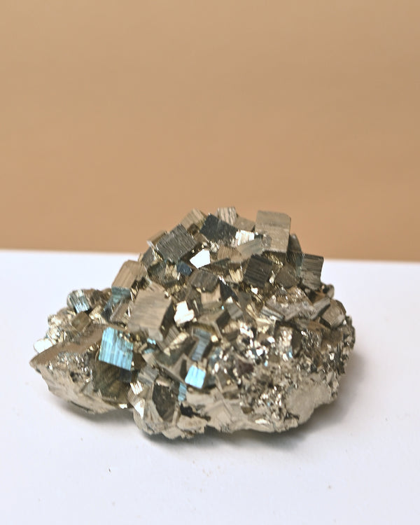 Pyrite Cubic Cluster 3in