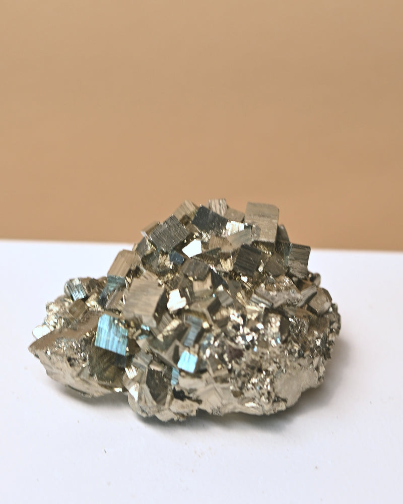 Pyrite Cubic Cluster 3in
