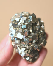 Pyrite Cubic Cluster 3in