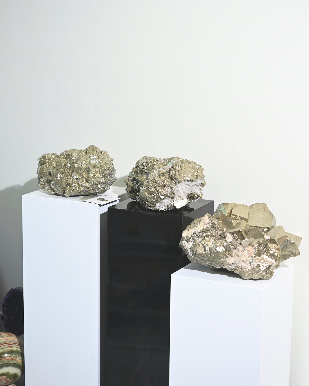 Rare 50lbs Pyrite w Clear Quartz Statement